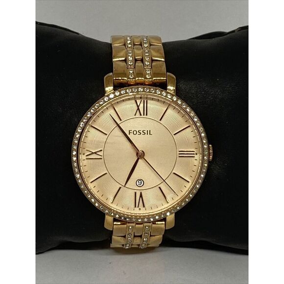 Fossil Jacqueline ES3546 Women's Stainless Steel Analog Dial Quartz Watch WO698 - Picture 3 of 12